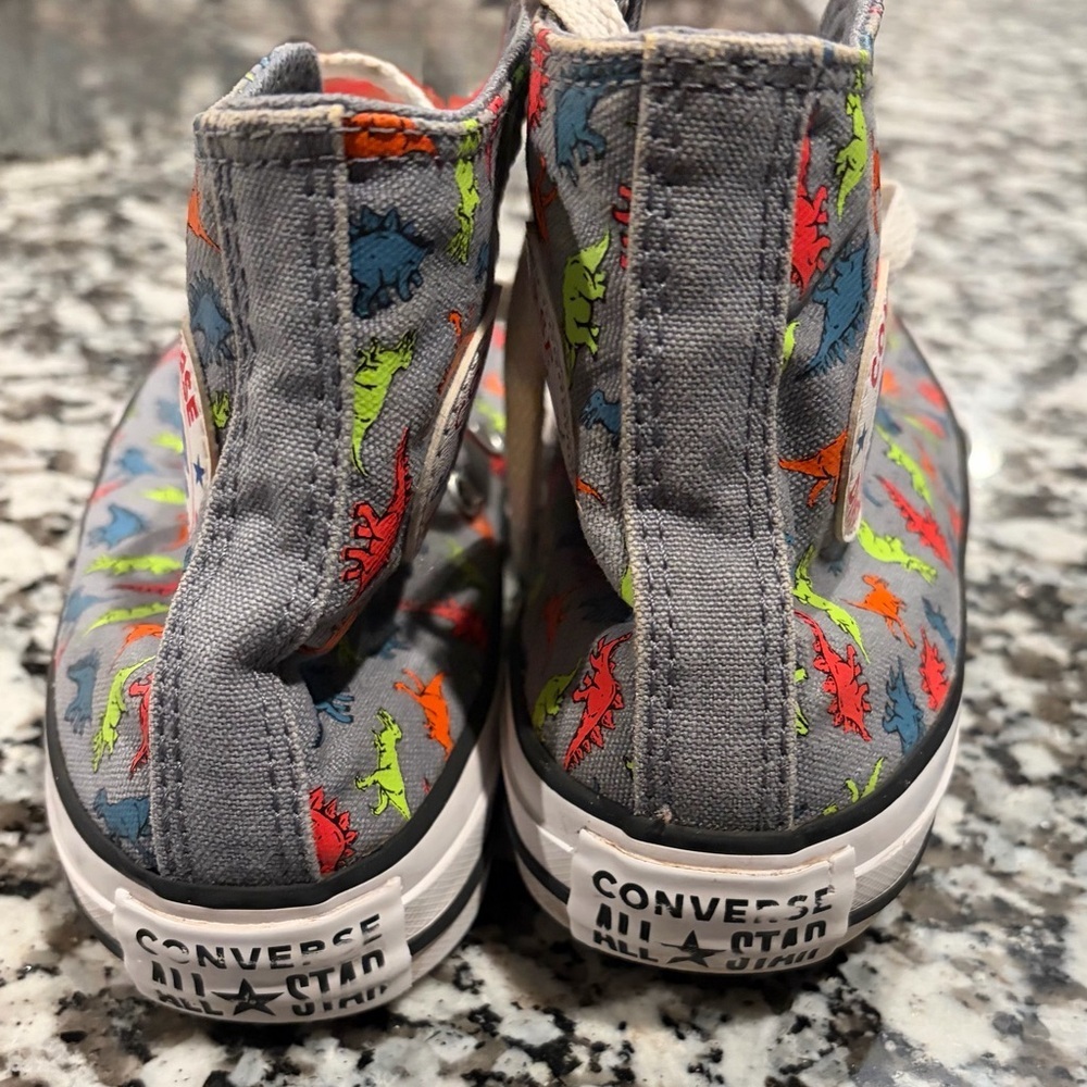 Converse Kids' Multicolor Dinosaur High-Tops - Picture 3 of 5
